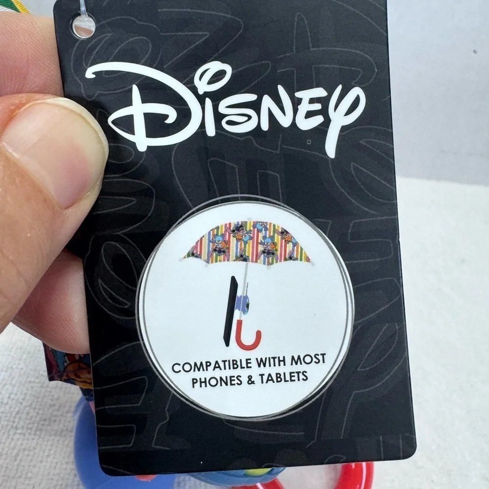 Disney .Red and blue umbrella .